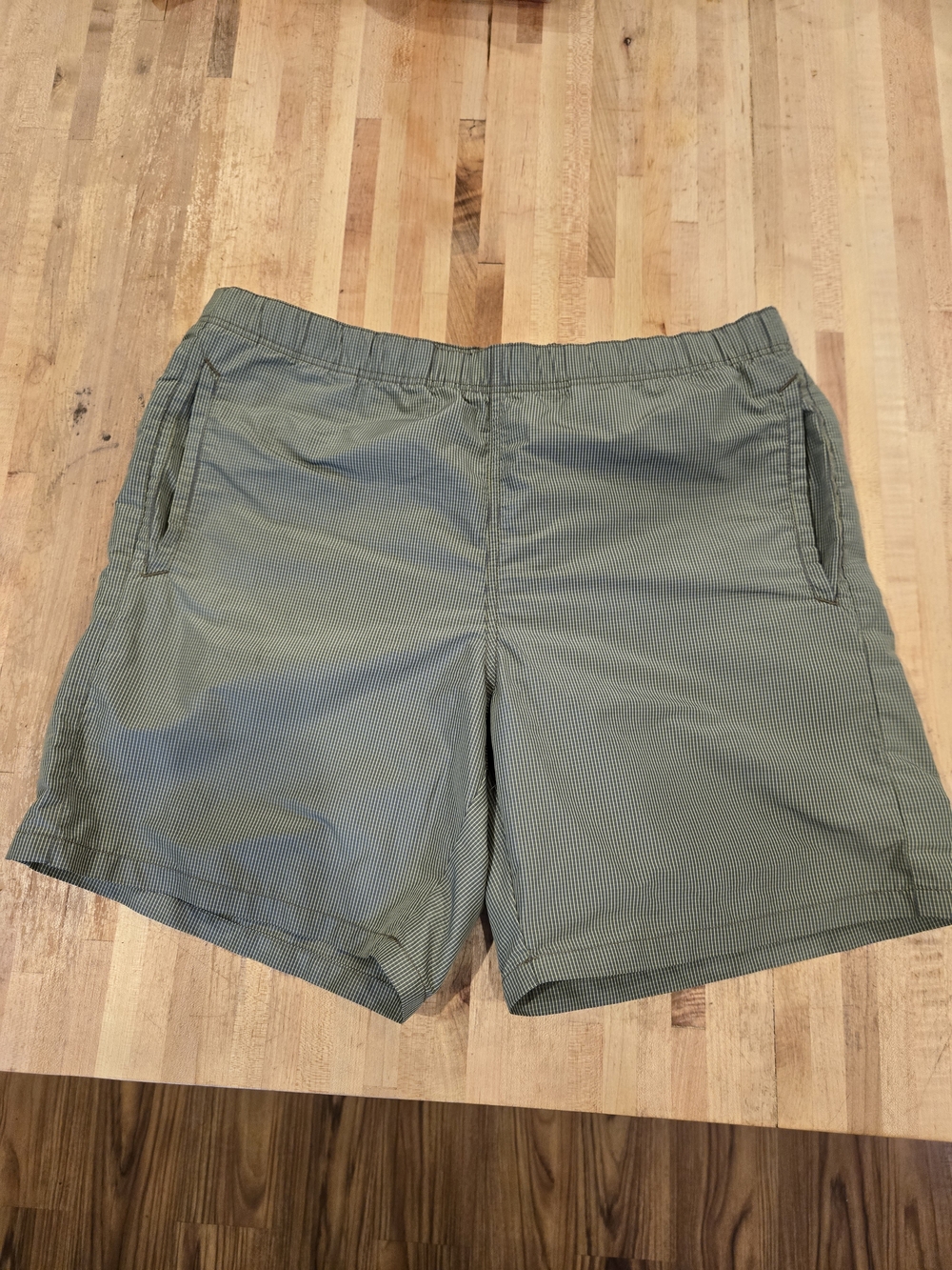 Men's Lightweight Olive Green Swim Shorts